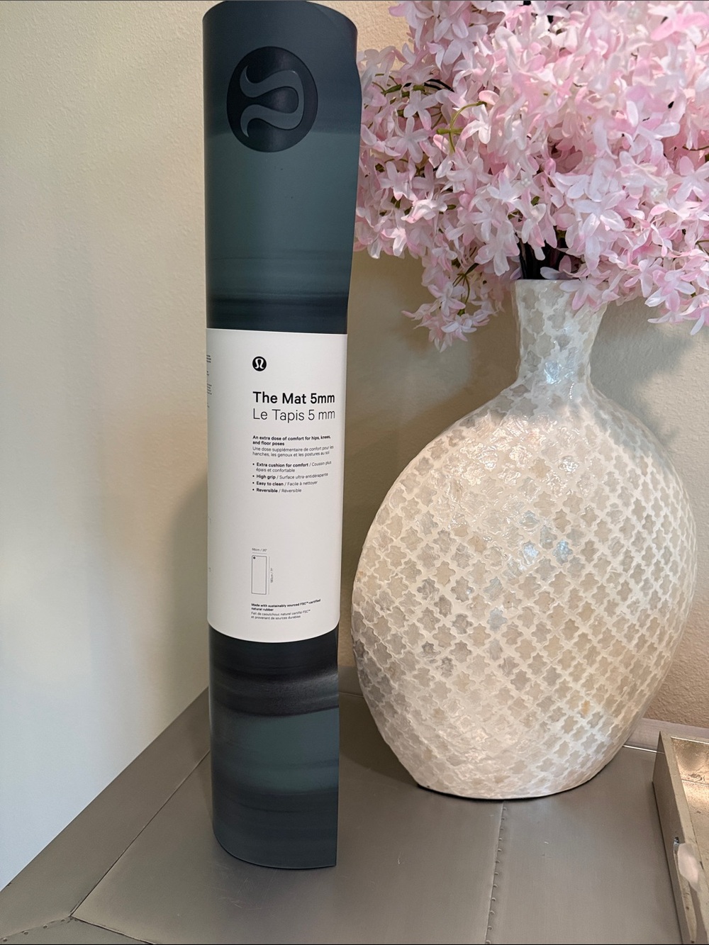 Lululemon The Mat 5mm FSC Certified Rubber Yoga Mat Tidewater Teal NWT